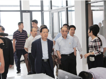 全國人大常委會副委員長陳昌智視察合肥王小郢污水處理廠