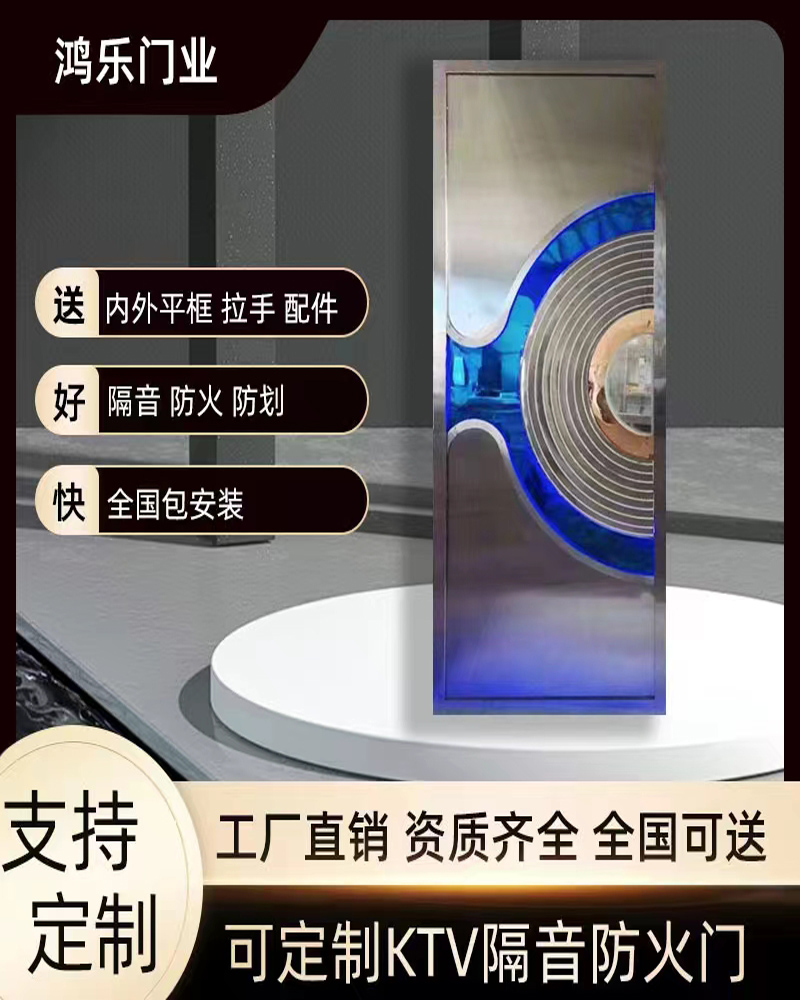 鴻樂隔音防火門